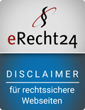 eRecht24 Siegel Disclaimer